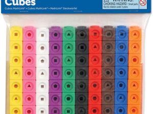 Learning Resources Cubos Mathlink – Set de 100 piezas de aprendizaje matemático