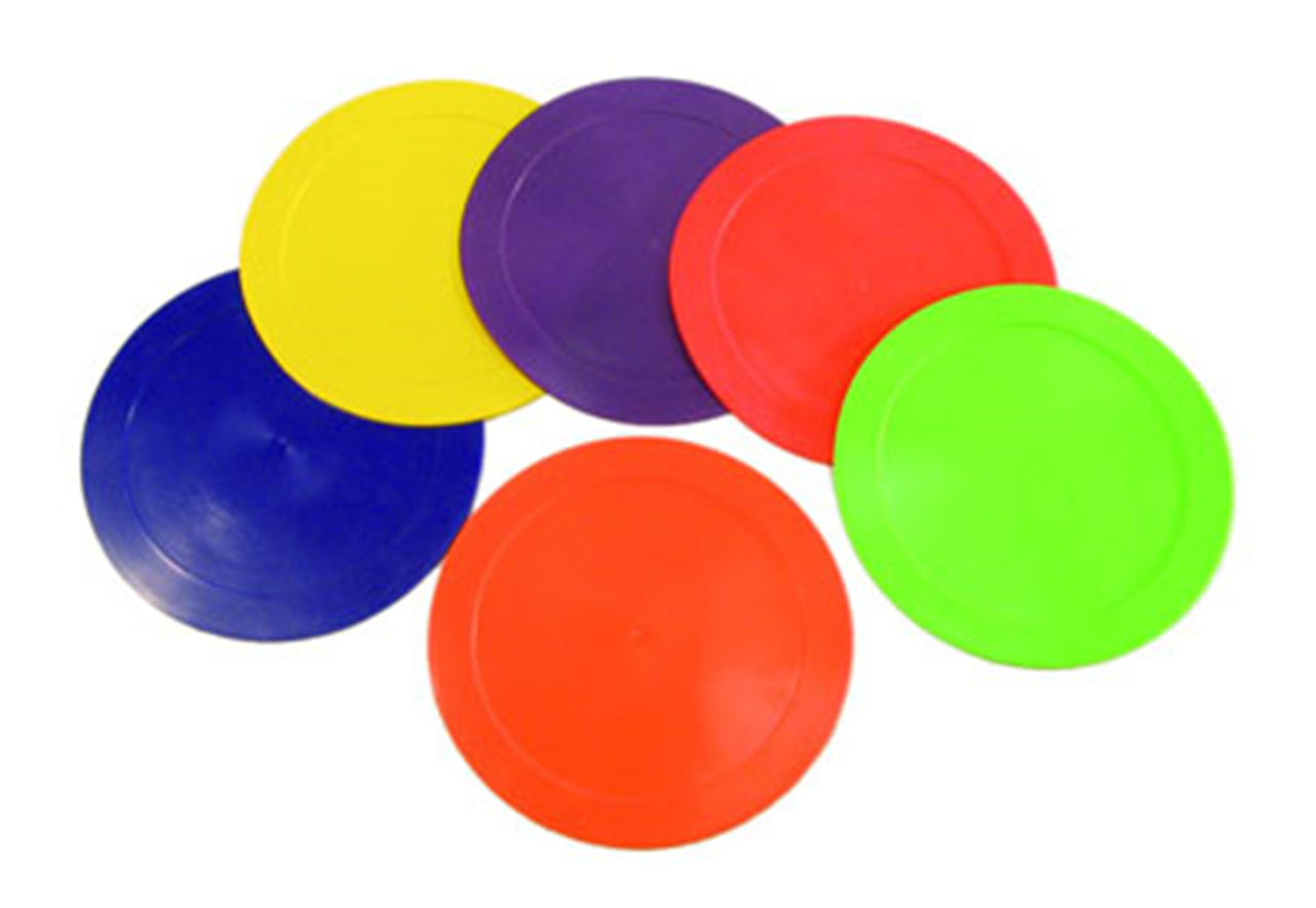 Marcas de suelo redondas antideslizantes Ø22,5 cm – Set 6 unidades
