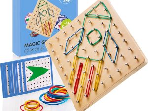 Juego Montessori de Elásticas – Motricidad y Pensamiento