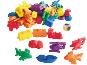 Vehículos para clasificar – 60 piezas (juego educativo de conteo y clasificación)