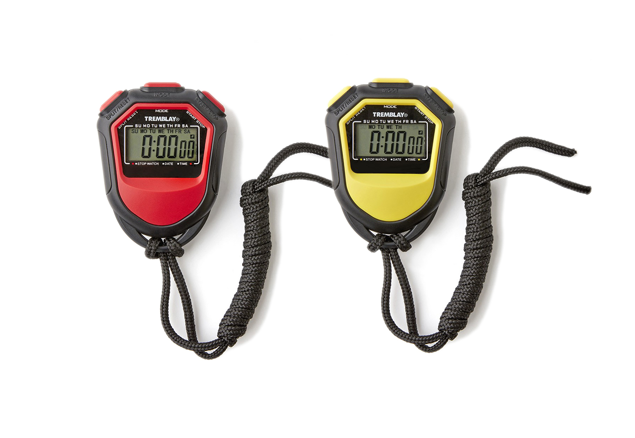 Cronómetro básico rojo – Entrenamiento y control de tiempo