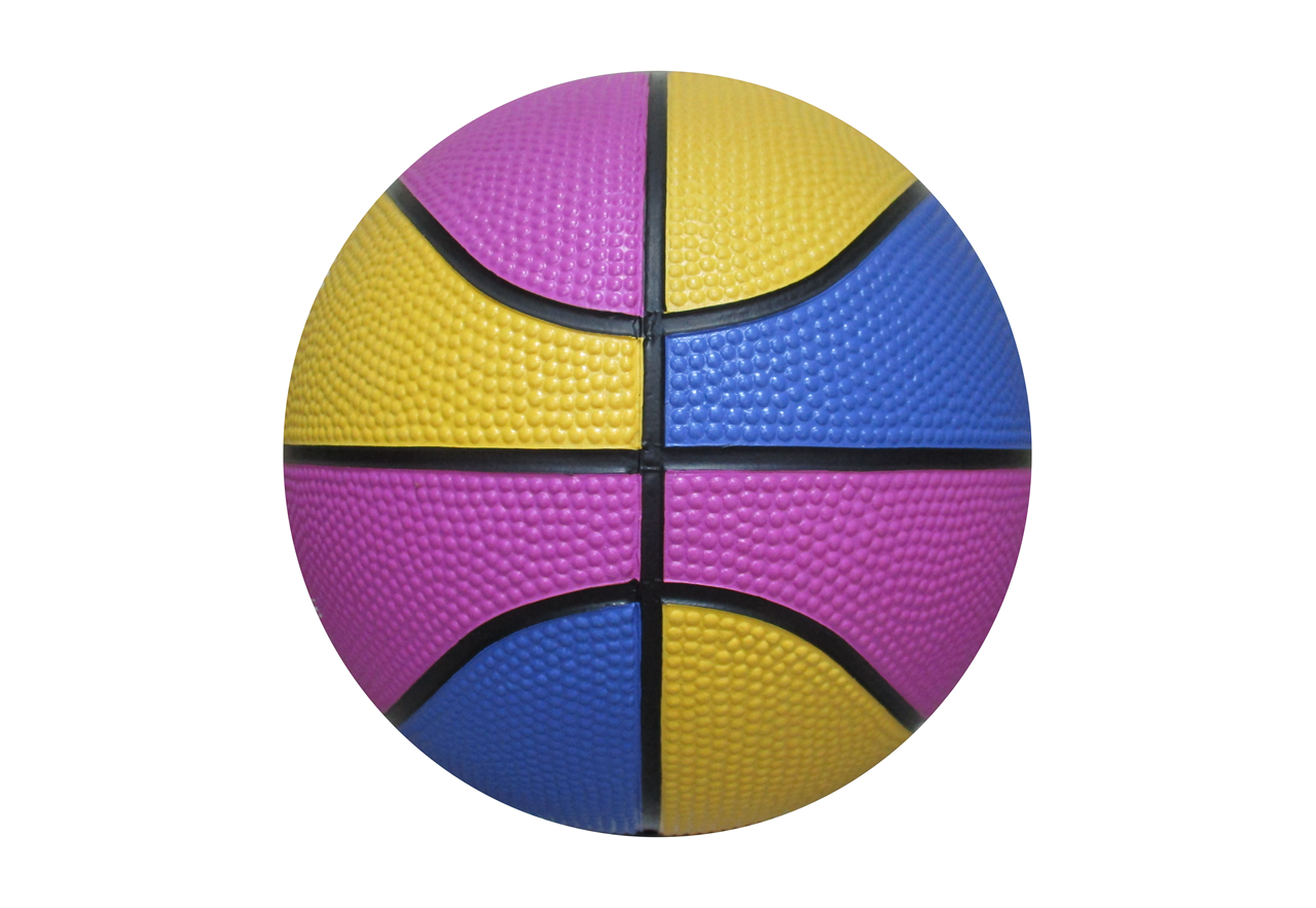 Lote de 6 balones de baloncesto SAYKI – Multicolor Talla 3 - Imagen 2